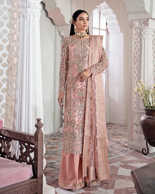 Arjumand Embroidered Net 3-Piece Suit WS-15 - Meherma Wedding Formals Collection