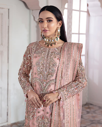 Arjumand Embroidered Net 3-Piece Suit WS-15 - Meherma Wedding Formals Collection