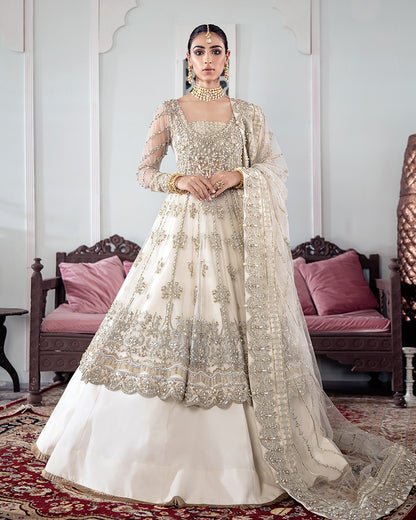 Meeral Embroidered Net 3-Piece Suit WS-22 - Meherma Wedding Formals Collection