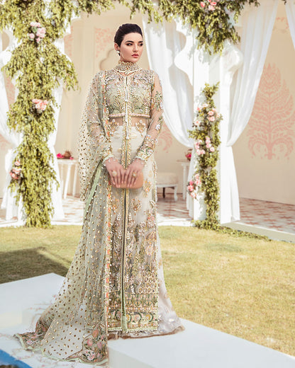 Cher Embroidered Net 3-Piece Suit WS-04 - Fleur De Rose Wedding Formals