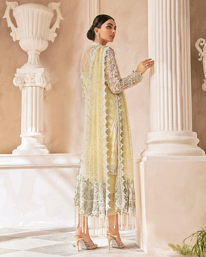 Camellia Embroidered Net 4-Piece Suit MG-07 Mirabella Collection