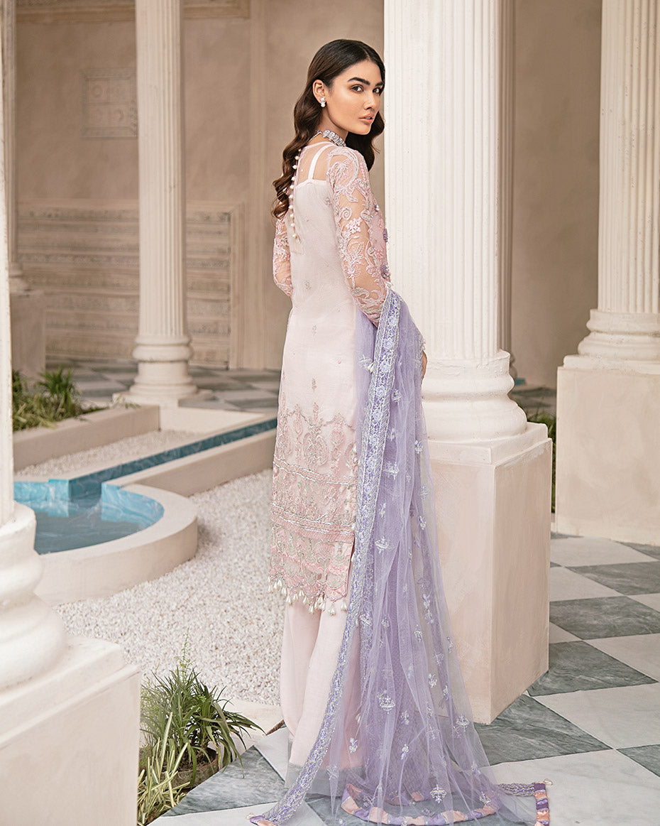Reyna Embroidered Net 4-Piece Suit MG-08 Mirabella Collection