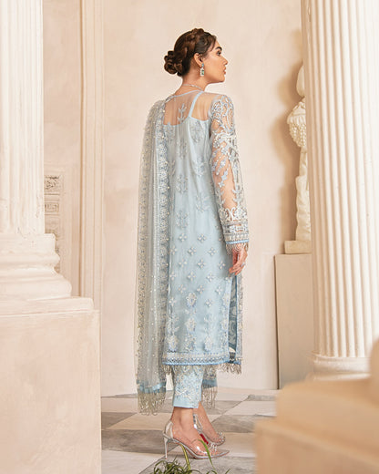 Wisteria Embroidered Net 4-piece Suit MG-01 Mirabella Collection