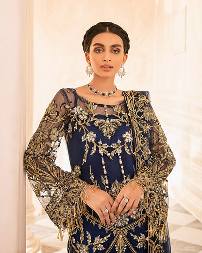 Oriana Embroidered Net 4-Piece Suit MG-04 Mirabella Collection