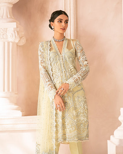 Camellia Embroidered Net 4-Piece Suit MG-07 Mirabella Collection