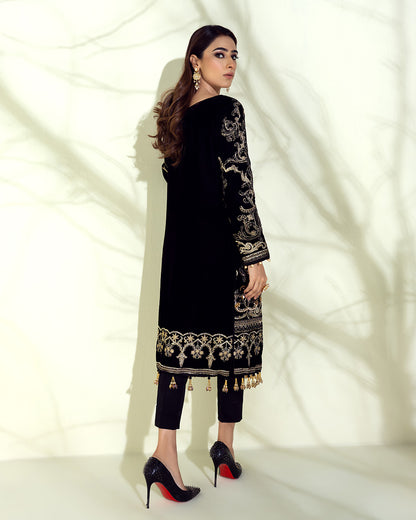 Perles Embroidered Velvet 2 Piece Suit GV-01 Wedding Edition