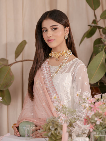 Meesha UC-02 Embroidered Chiffon 2023 by Gulaal