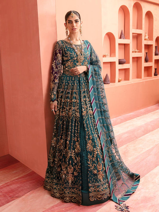 Ayzel GL-WS-22V1-27 (Pishwas and Lehnga) Zaryaab Wedding Formals Collection by Gulaal