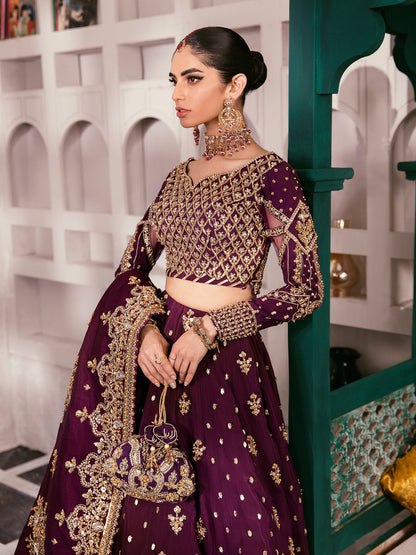 Shazminah GL-WS-22V1-31 (Lehnga and Choli) Zaryaab Wedding Formals Collection by Gulaal