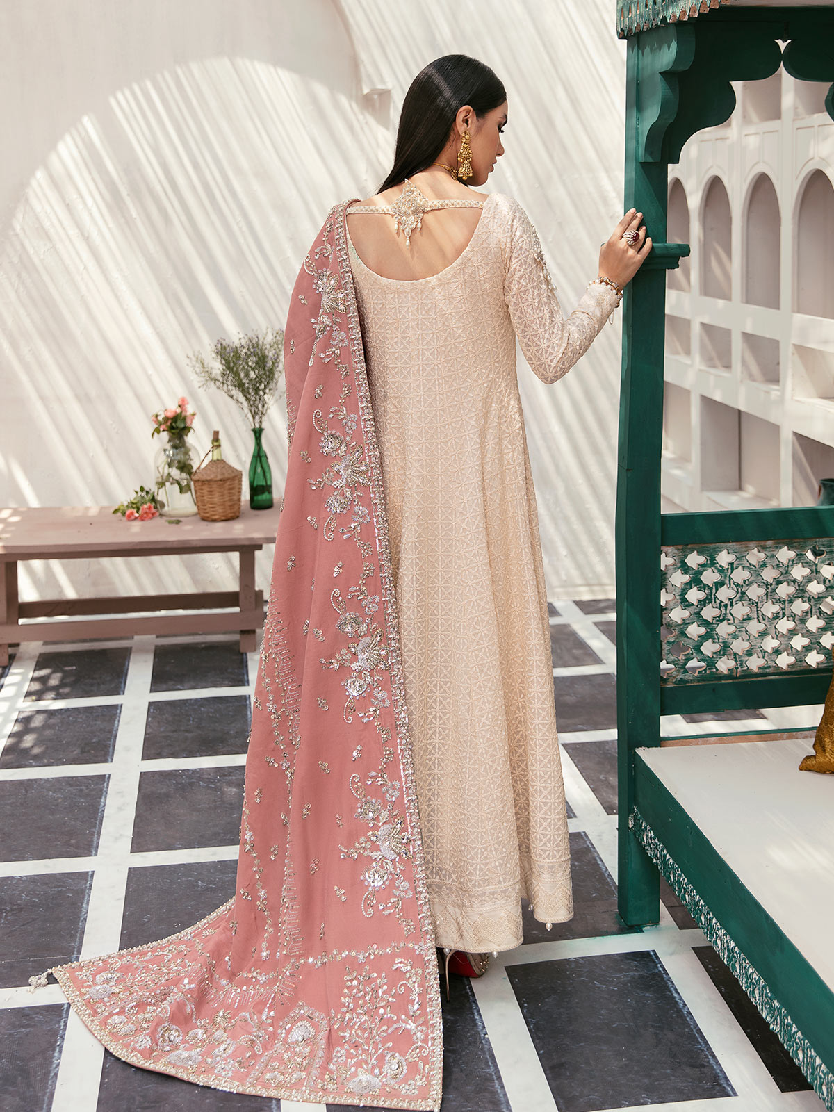 GL-WS-22V1-34 (Pishwas and chooridaar pyjama) Zaryaab Wedding Formals Collection by Gulaal