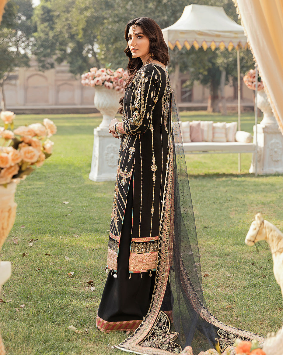 Zareen Embroidered Silk 3-Piece Suit WU-01 Wedding Unstitched Collection 2021