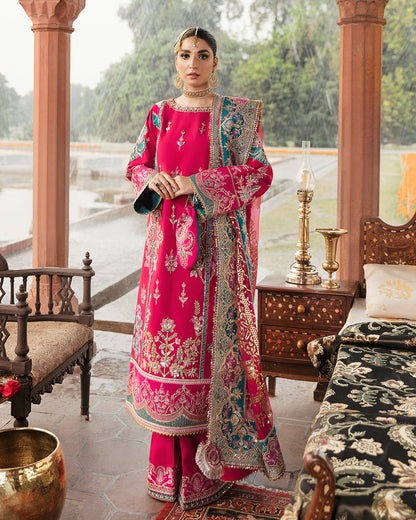 Kashni Embroidered Silk 3-Piece Suit WU-05 Wedding Unstitched Collection 2021