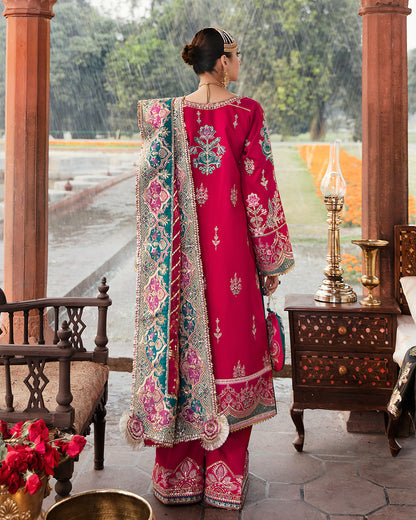 Kashni Embroidered Silk 3-Piece Suit WU-05 Wedding Unstitched Collection 2021