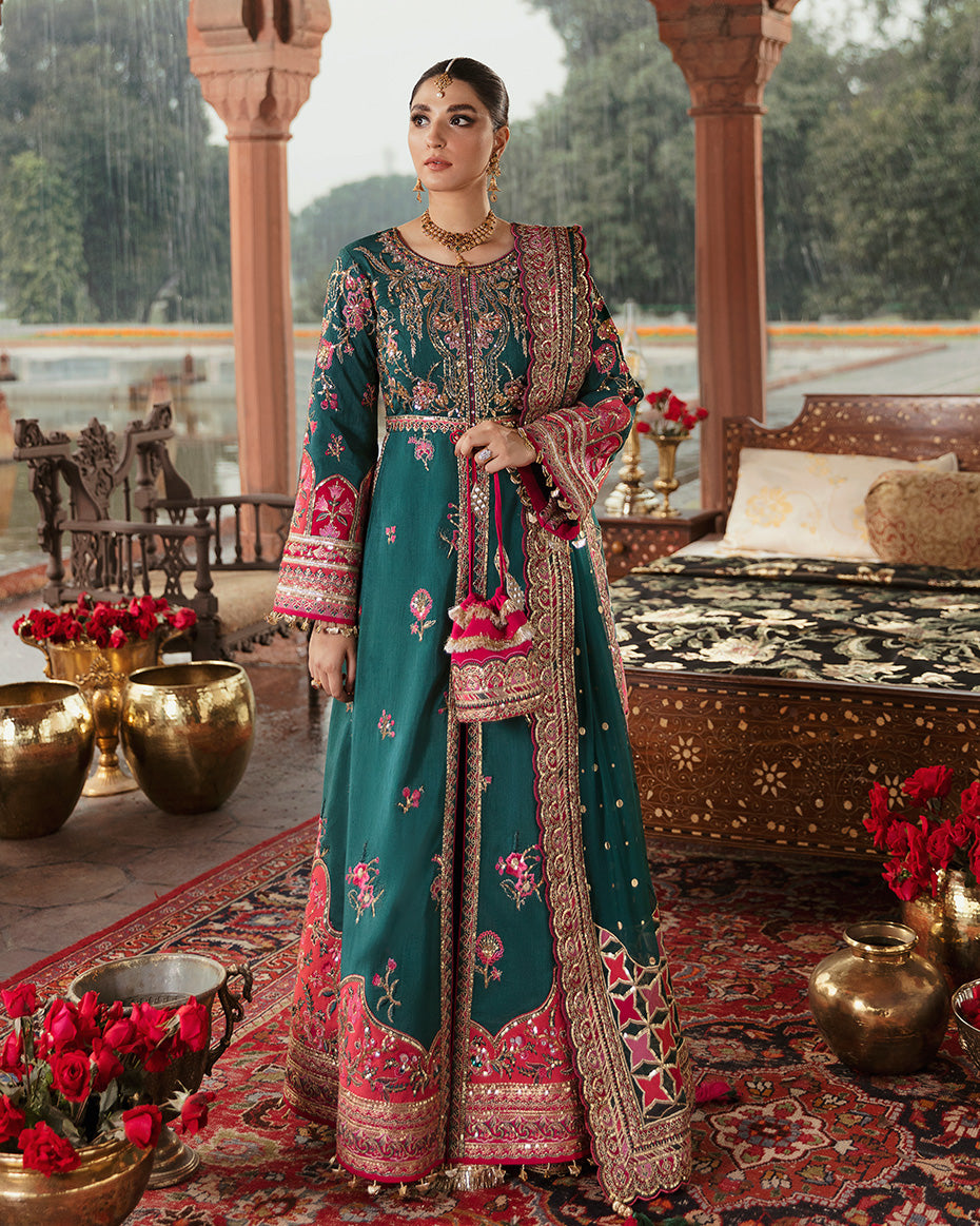Dilara Embroidered Silk 3-Piece Suit WU-06 Wedding Unstitched Collection 2021